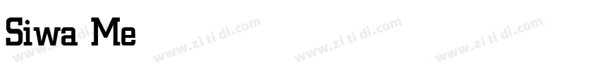 Siwa Medium字体转换